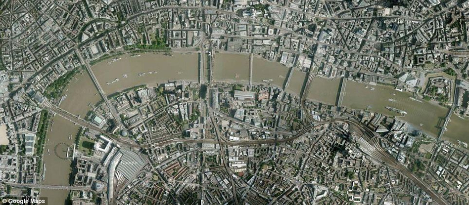 谷歌地图解密玄机 欧亚城市古今对比 (组图)