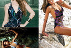 组图：别样性感 10大泳装模特自揭海边美体秘籍