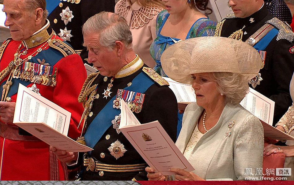英国王室成员参加婚礼[高清大图]