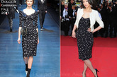 汤唯穿着Dolce & Gabbana 秋季2011款礼服裙。 
