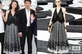 汤唯长发飘飘，身着香奈儿(Chanel)2011春夏女装亮相2011戛纳电影节《武侠》的新闻发布会。