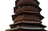 结构奇妙 造型独特的释迦塔（图片来源：凤凰网华人佛教  摄影：贾思祺）