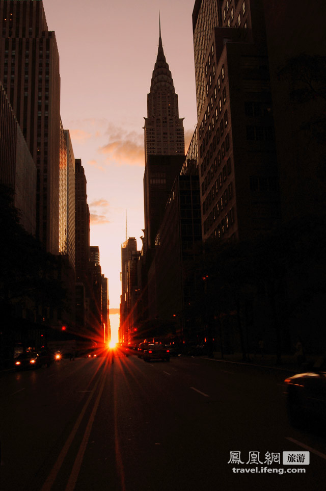 自然与文明的协奏曲 多角度欣赏曼哈顿悬日美景