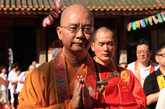 中国佛教协会副会长、福建省佛教协会会长学诚法师。（图片来源:凤凰网华人佛教 摄影：丹珍旺姆）