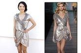 回顾戛纳好品味！章子怡出席第64届戛纳电影节，拍摄写真。一件迪奥(Dior) 2010春夏银色裙亮相，脚穿银色漆面尖头鞋。