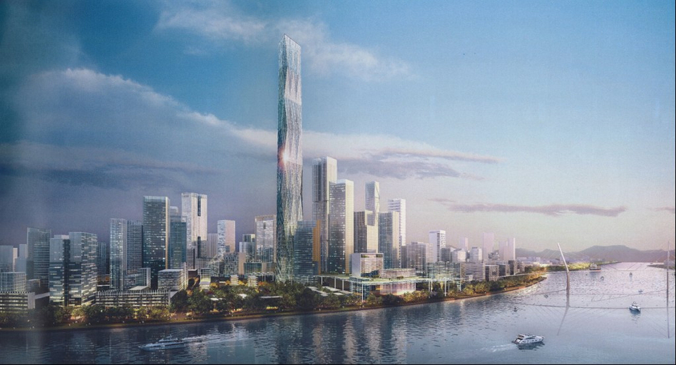 广州拟建超600米钻石大厦各城市第一高楼盘点