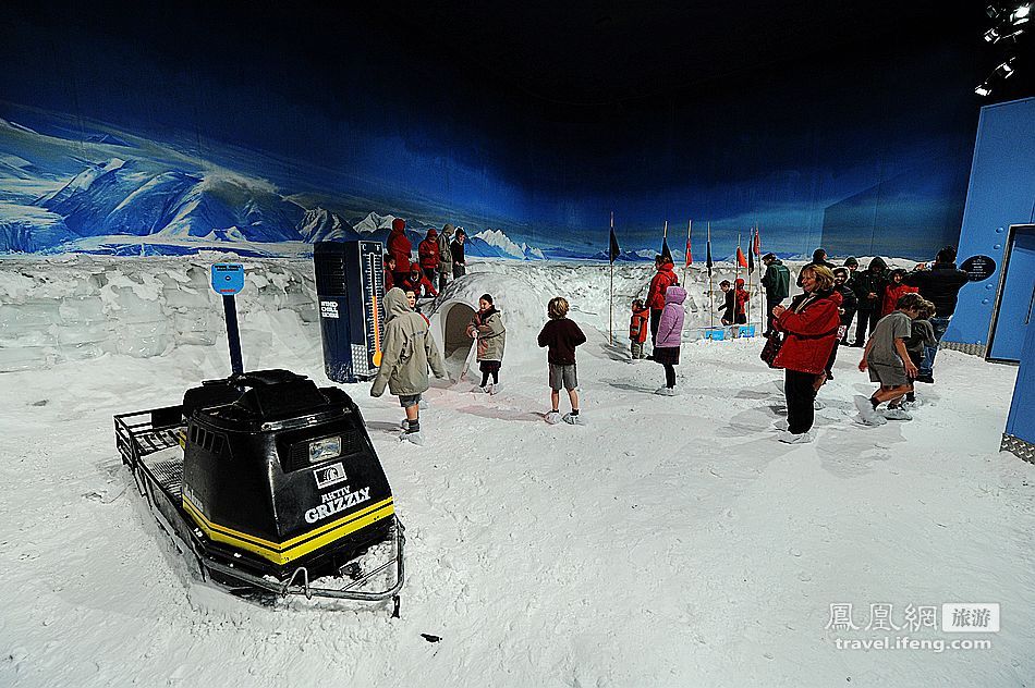 参观新西兰基督城国际南极中心感受模拟暴风雪