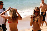 到了炎热的夏季，夏威夷绝对是个度假的好去处。夏威夷不仅有颇具风情的海滩风光，沙滩上的美女也是出名的。来自各地的美女聚集在夏威夷的海滩上，成为一道靓丽的风景。