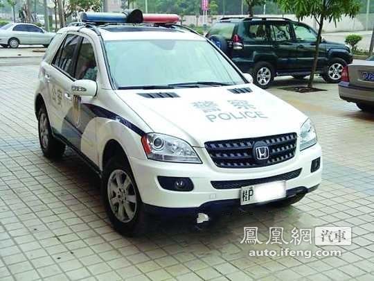 像广西防城港警车一样低调：山寨豪车大全