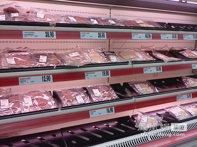 实拍捷克超市物价 价格稳定人民生活很小资