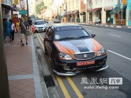 驰骋在国外街头的中国自主品牌汽车