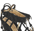 Yves Saint Laurent T字坡跟凉鞋 

