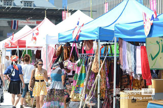 实拍多伦多夏日街头节上各具特色的表演和美食