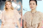 章子怡受邀担任比利时钻石文化推广大使身穿艾莉-萨博 (Elie Saab) 2010春季高级定制。