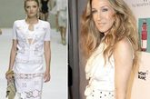 莎拉-杰西卡-帕克(Sarah Jessica Parker) 身着杜嘉班纳(Dolce&Gabbana)2011春夏连衣长裙出席了2011戛纳电影节《武侠》的片段首播会。 