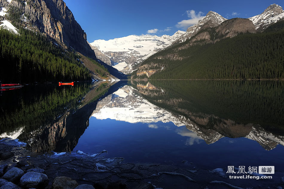 加拿大阿尔伯塔省banff国家公园拍日出