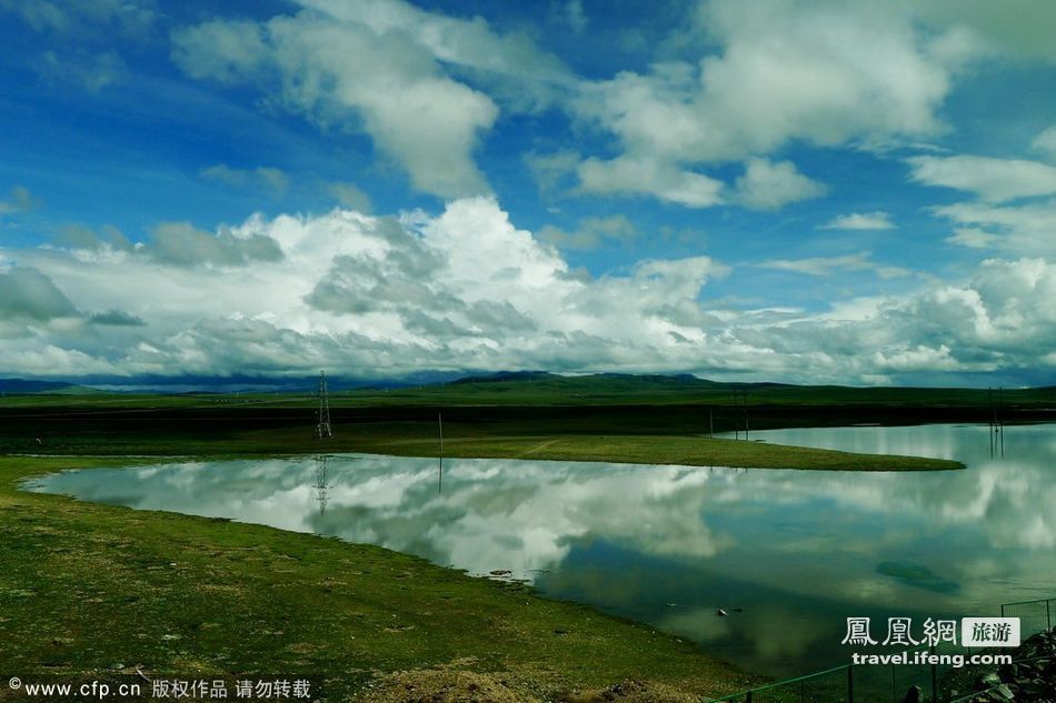 青藏高原夏日风光   