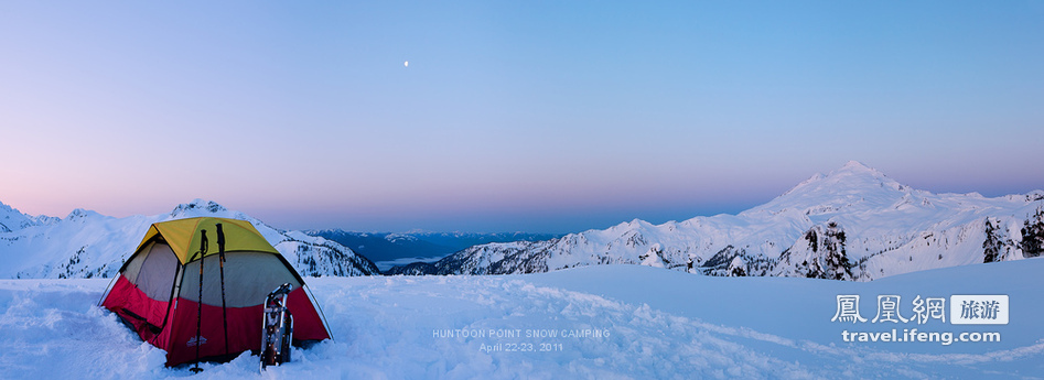 美国Danny Xu 雪山露营拍星星