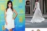 好莱坞备受关注的新生代女明星瑞切尔·贝尔森 (Rachel Bilson) 的着装可圈可点：Chloé2012早春度假系列的仙女裙，改短穿着后更显青春活力；Brian Atwood及踝靴，来自品牌2011早秋系列。﻿ 
