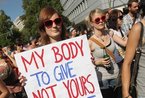 德国柏林另类游行 维护女性对自己身体的权利