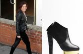 Cheryl Cole高跟短靴，全身上下是不是之后那金灿灿的鞋底最吸引眼球？