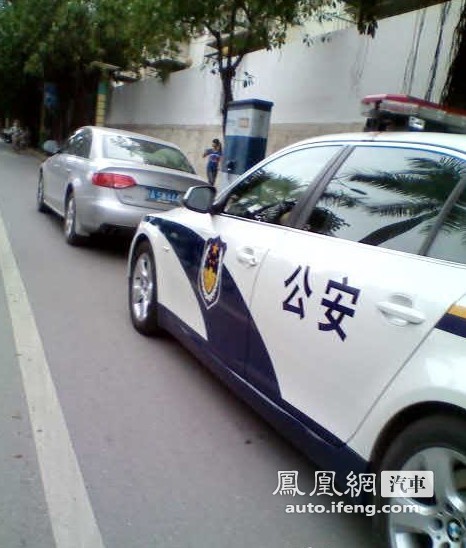 广西南宁再次惊现宝马警车 有图有真相