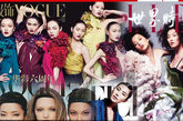 说起时尚大刊的封面，大家第一想到的就是明星，而如今杂志封面的宝座似乎开始在被中国超模所霸占。从第一位登上国外大刊的杜鹃，到如今世界超模排名第六的刘雯，VOGUE近期的封面就选用了中国6位顶尖超模，而在最近几个月的杂志封面中，中国模特的影子也不少，中国的模特正慢慢的被大家所关注。