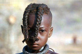 非洲人千奇百怪的发型。