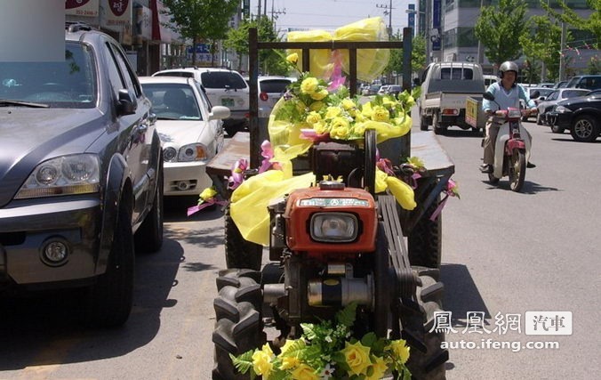 不必清一色豪华 看韩国人结婚开什么车