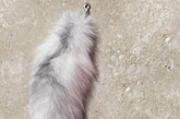 全新推出的”Foxtail”狐狸毛钥匙圈有三种不同颜色，可以搭配任何包款，尤其是Céline ”Pouch”系列手包的绝配。Céline ”Pouch”系列手包是2011巴黎秋冬时装周出境率最高的单品之一，搭配”Foxtail”狐狸毛钥匙圈，不仅能带来一丝秋冬时节的温暖，还会增添一份与众不同的个性。