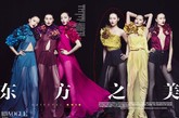 而在VOGUE的9月刊中，中国六大超模纷纷穿上了GUCCI 2011秋冬款服装，其中刘雯穿着的也正是张柏芝这款。

