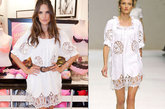 亚历山大·安布罗休 (Alessandra Ambrosio）身穿2011杜嘉班纳（Dolce & Gabbana）
亚历山大·安布罗休 (Alessandra Ambrosio）身穿2011杜嘉班纳（Dolce & Gabbana）蕾丝长裙，短袖的设计让亚历山大·安布罗休 (Alessandra Ambrosio）看上去十分活泼有活力。
