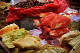 tamale，玉米皮包的，叫它墨西哥粽子吧！
