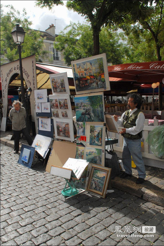 漫步艺术巴黎 看蒙马特高地画家村那些缤纷的
