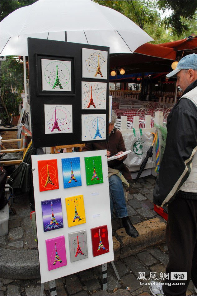 漫步艺术巴黎 看蒙马特高地画家村那些缤纷的色彩