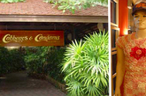 3. 卷心菜和避孕套餐厅，曼谷，泰国
主题：计划生育
餐厅特色：该餐厅翠绿的卷心菜和光滑的避孕套互相搭配，随时提醒你计划生育。