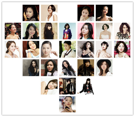 韩国票选最美女星 淡妆美人最抢手