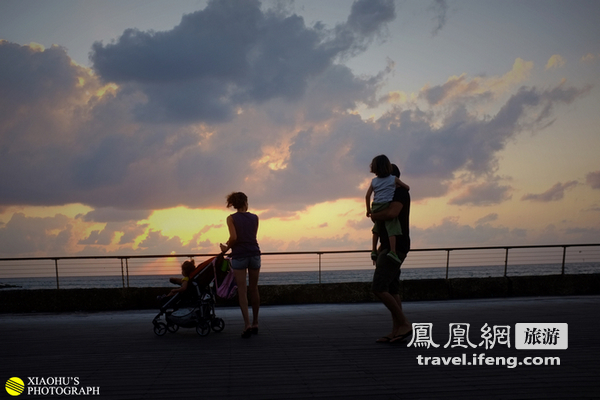 特拉维夫晚霞安逸风光 没有硝烟的现代之城