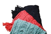 设计师：Shokay  品牌：Shokay
作品介绍：Shokay在BNC周年庆的时候设计了三款不同颜色的手织披肩，触感舒服又柔软，其独特的编织模式将为您的穿着风格带来独特的魅力。