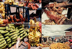 厄瓜多尔农贸市场猎奇 香蕉王国最霸气