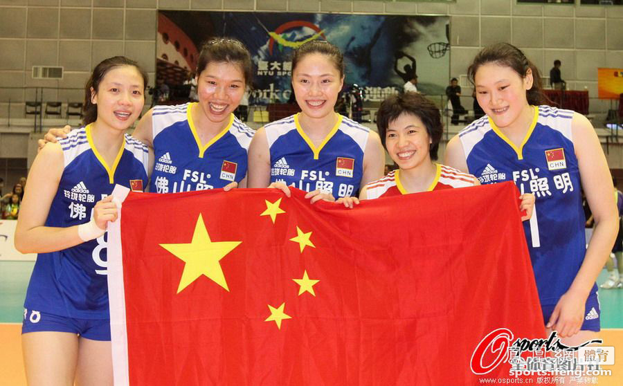 2011亚洲女排锦标赛:中国3-1日本夺冠[高清大图]