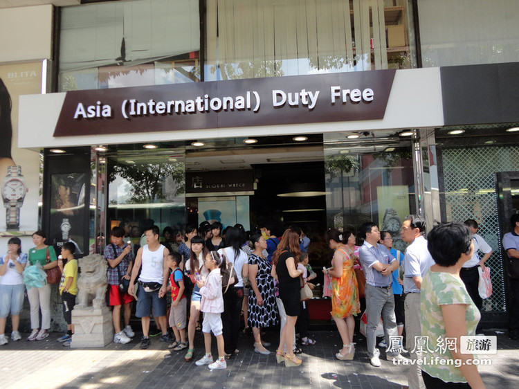 香港专供大陆客购物商场 禁止拍摄以防找后账