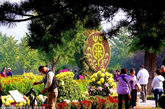 “秋色雅韵”第十九届北京市花展在北京植物园开幕。