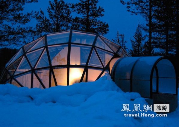 让你拥着北极光入睡 芬兰特色冰雪旅馆