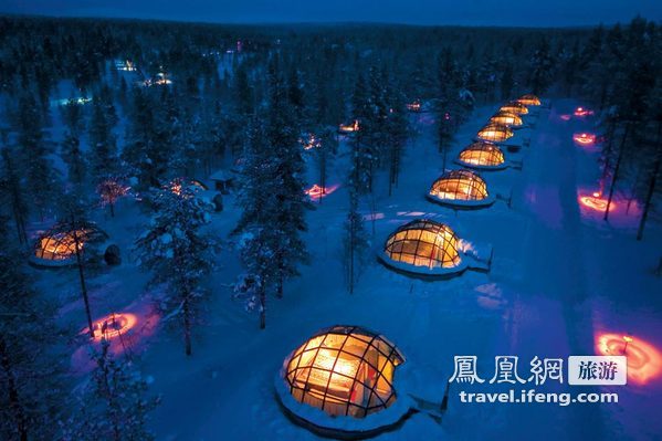让你拥着北极光入睡 芬兰特色冰雪旅馆