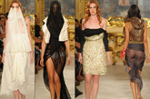 2011年9月27日讯，2012米兰时装周（春夏）Erkan Coruh 品牌秀场。大量的使用薄纱、蒙面造型，让时尚圈笑称，借巴勒斯坦入联潮流，讨好中东阿拉伯女性市场。