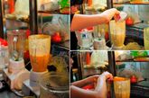 制作过程其实很简单，把木瓜和鲜奶放入搅拌机中粉碎并搅拌。
