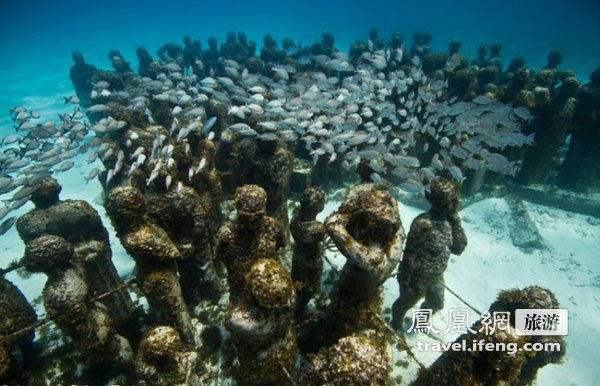 深入海底探秘最神奇的海底雕塑博物馆