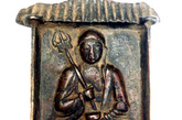 辽代铜板地藏菩萨像（图片来源：慧海佛教资源库）