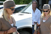 　　Reese Witherspoon（瑞茜·威瑟斯彭）

　　戴帽子不仅能掩饰没怎么打理的头发，还能防止头发在风中被吹乱。
